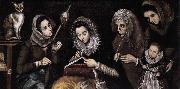 unknow artist The Family of El Greco oil on canvas